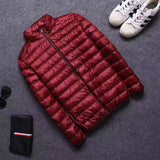Men's Lightweight Cotton-Padded Jacket with Hood