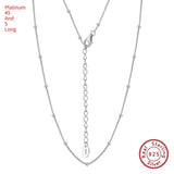 S925 Sterling Silver Necklace 14K Gold