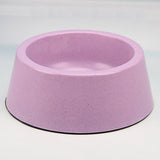 Bamboo fiber dog bowl