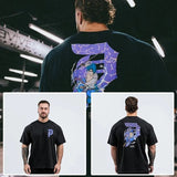 2024 Men's Oversized Cotton Gym Fitness T-shirt