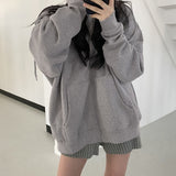 Loose Cardigan Jacket Thickened Plus Fleece