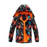 Kids Dinosaur Jackets - Waterproof Windproof Outerwear