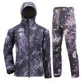 Men's Waterproof Camouflage Fishing Jacket and Pants Set