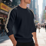 Casual Men's Loose Round Neck Sweater Thin
