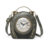 Walking clock antique bag
