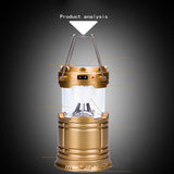 New Solar Multi-Functional Camping Lantern with Charger