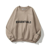 Essentials Hoodie Women and Men Reflective Letters