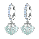 Shell Nano S925 Silver Earrings