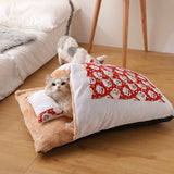 Winter Warm Cat Closed Removable And Washable Quilt
