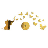 3D Acrylic Creative Mirror Wall Sticker Clock