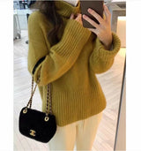 New High Neck Thick Sweater Women