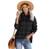Plaid Street Knit Sweater