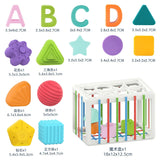 Rainbow Sensory Baby Learning Toy - Multi-Functional Cube