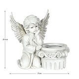 Garden Decoration Angel Flower Cylinder Sculpture