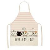 Explosive Animal Animation Multifunctional Kitchen Apron Cotton And Linen Apron