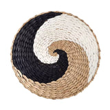 Woven Straw Wall Decor Round Living Room Ornament Wall Hanging