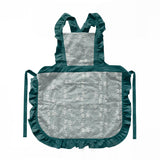 Kitchen Household Minimalist Cotton Linen Lace X Strap Apron