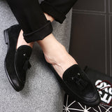 Men's Leather Pea Shoes