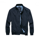 Spring Autumn Men's Casual Jacket with Stand Collar