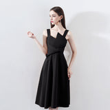 Chic Suspender Evening Dress
