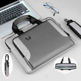 Laptop Bag Men's Handbag Briefcase Shockproof Pu Leather