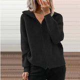 Women's Stripe Knitwear Coat - Europe America Casual Loose Fit Cardigan (S-XXXL)