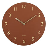 Creative Light Luxury Leather Wall Clock Silent Quartz