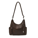 Womens Retro-Style Fashionable Casual High-Capacity Crossbody Bag