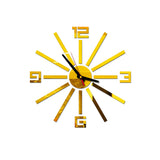 Creative DIY Acrylic Wall Clock Mute Wall Sticker