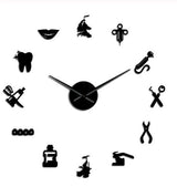 Home Creative DIY Acrylic Mirror Wall Clock