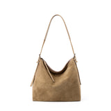 High-end Casual Underarm Tote Bag Made From Top-layer Cowhide
