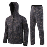 Men's Waterproof Camouflage Fishing Jacket and Pants Set