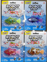 Pet Fish Simulation Light-Activated Clownfish Bathing And Splashing Toy