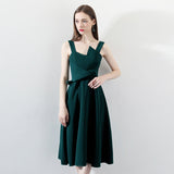 Chic Suspender Evening Dress