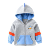 Children's Hooded Cotton Padded Zipper Jacket
