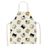 Explosive Animal Animation Multifunctional Kitchen Apron Cotton And Linen Apron