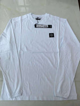 Cotton Long Sleeve Knit T-Shirt