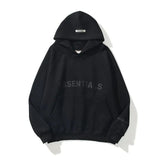 Essentials Hoodie Women and Men Reflective Letters