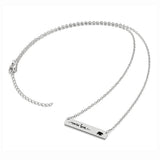 Titanium Steel Long Bar Necklace for Mother's Day Gift