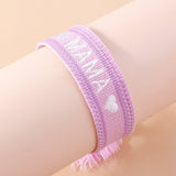 Mother's Day Woven Bracelet Commemorative Gift Strap