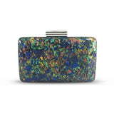Colorful Mother-of-Pearl Evening Clutch for Women