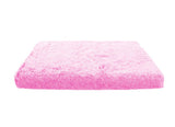 Plush Square Pet Bed Wave Memory Foam Deep Sleep Dog Sofa Bed