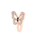 U-Shaped Butterfly Nose Ring