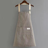 Cotton And Linen New Apron Women's Kitchen Home Summer Thin