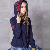 Hooded Knit Sweater and Loose Fit T-Shirt