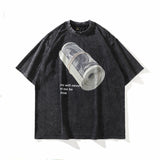 Vintage Streetwear Graffiti T-Shirt for Men