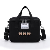 Waterproof Mother-Child Bag with Embroidered Bear Design