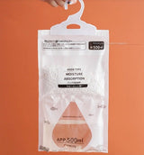 Hanging Dehumidifier Bag for Closet and Wardrobe