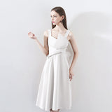 Chic Suspender Evening Dress