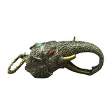 Elephant Keychain Men's Antique Waist Hanging